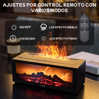 HumiFlame - Humidificador de fuego relajante